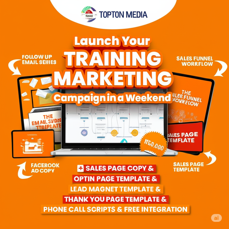 Comprehensive Training & Coaching Marketing Funnel Pack - topton media